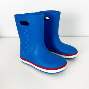 CROCS Kids Blue Rain Boots